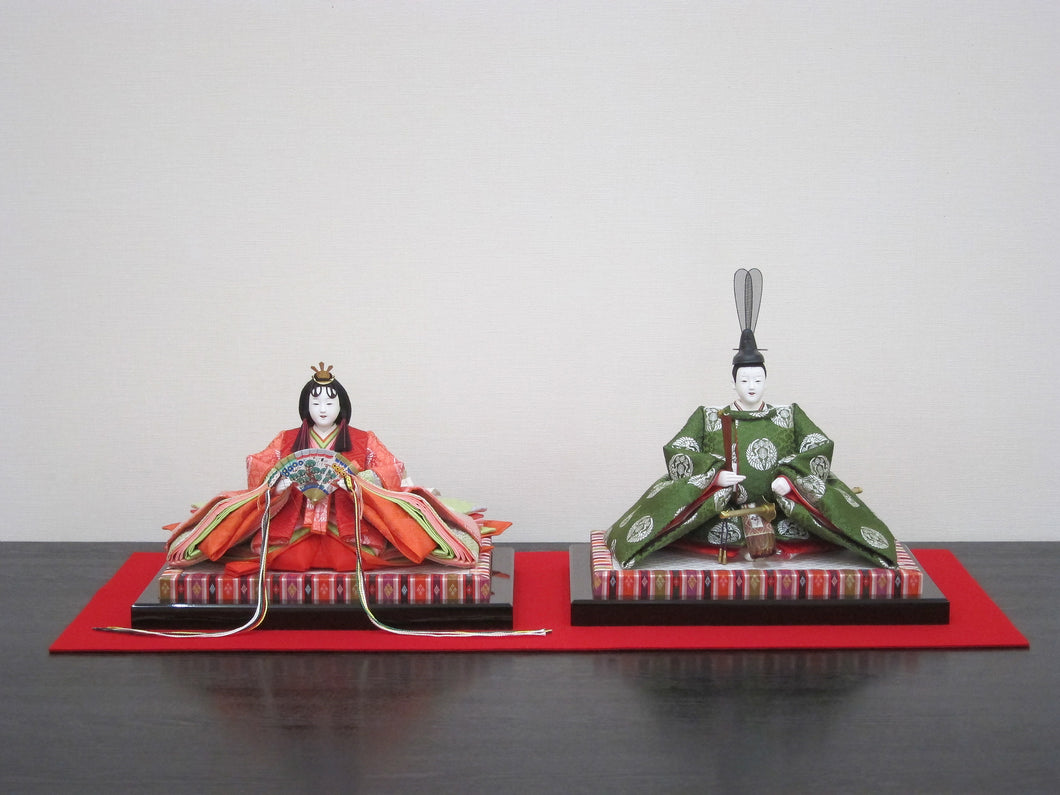 Takakurabina mukaitsuru asamatsuba<br><small>Hina dolls Ishogi (layered)</small>